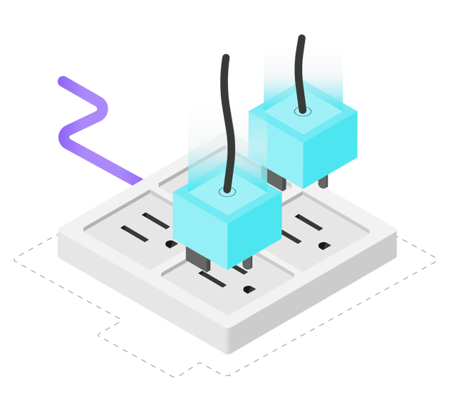 Graphic of plugs getting implemented.