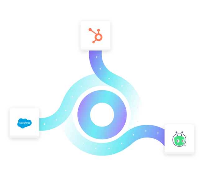 Graphic showing tech stack alignment