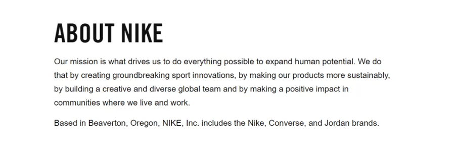 Nike brand