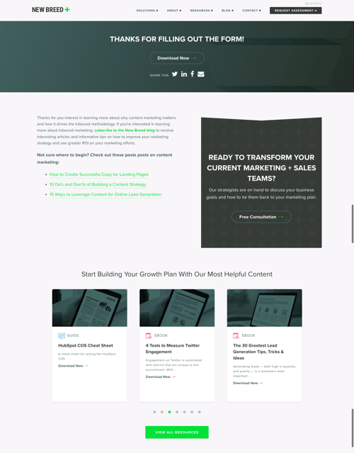 Thank You page screenshot example-183124-edited