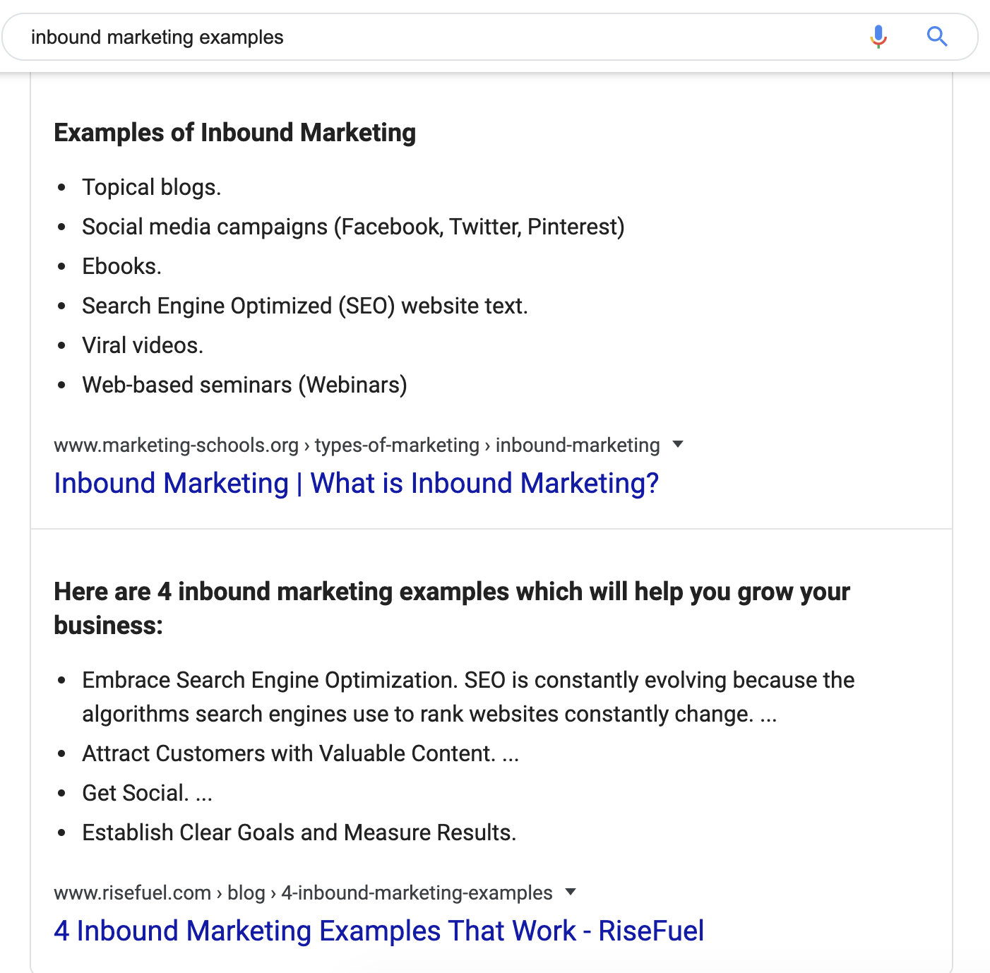 inbound marketing examples