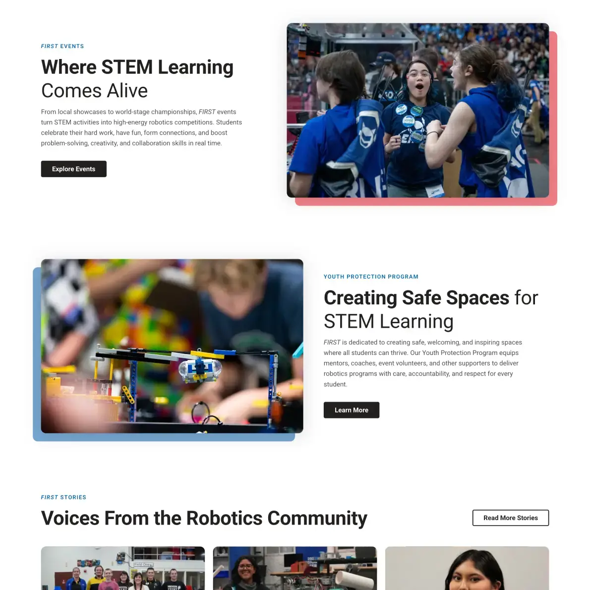 New Breed Website Examples | FIRST Example Image 2