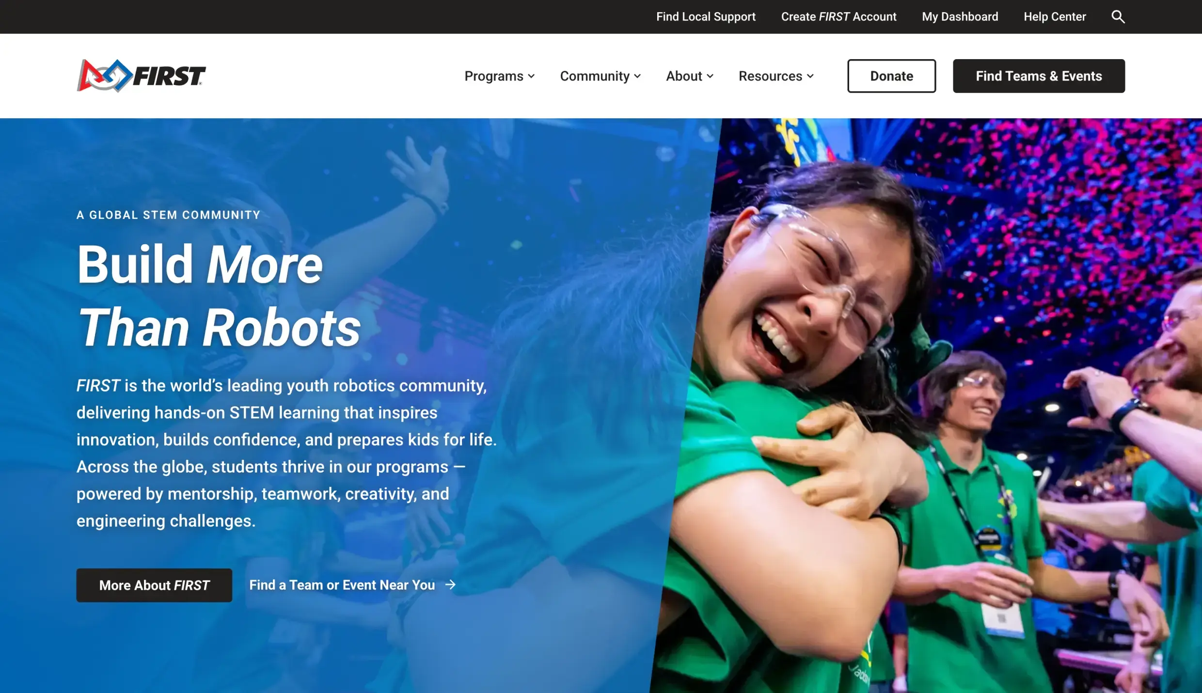 New Breed Website Examples | FIRST Hero Image