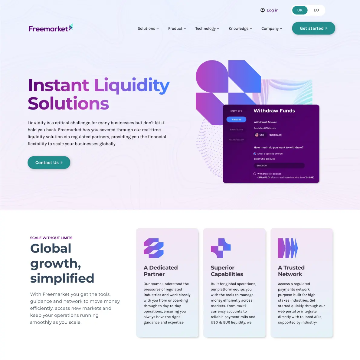 New Breed Website Examples | Freemarket Example Image 1