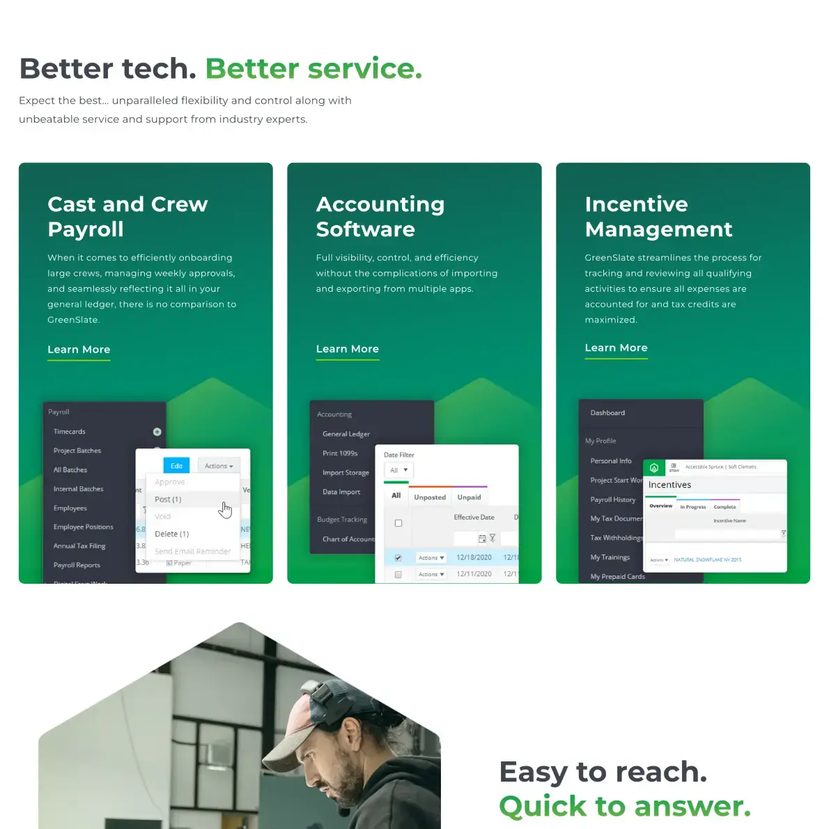 New Breed Website Examples | GreenSlate Example Image 4