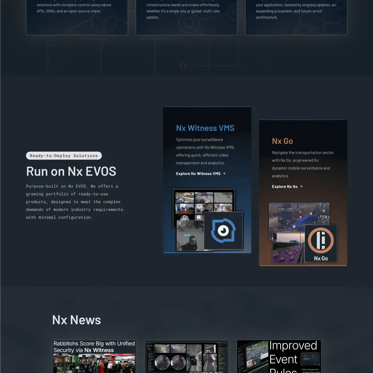 New Breed Website Examples | Network Optix Example Image 2