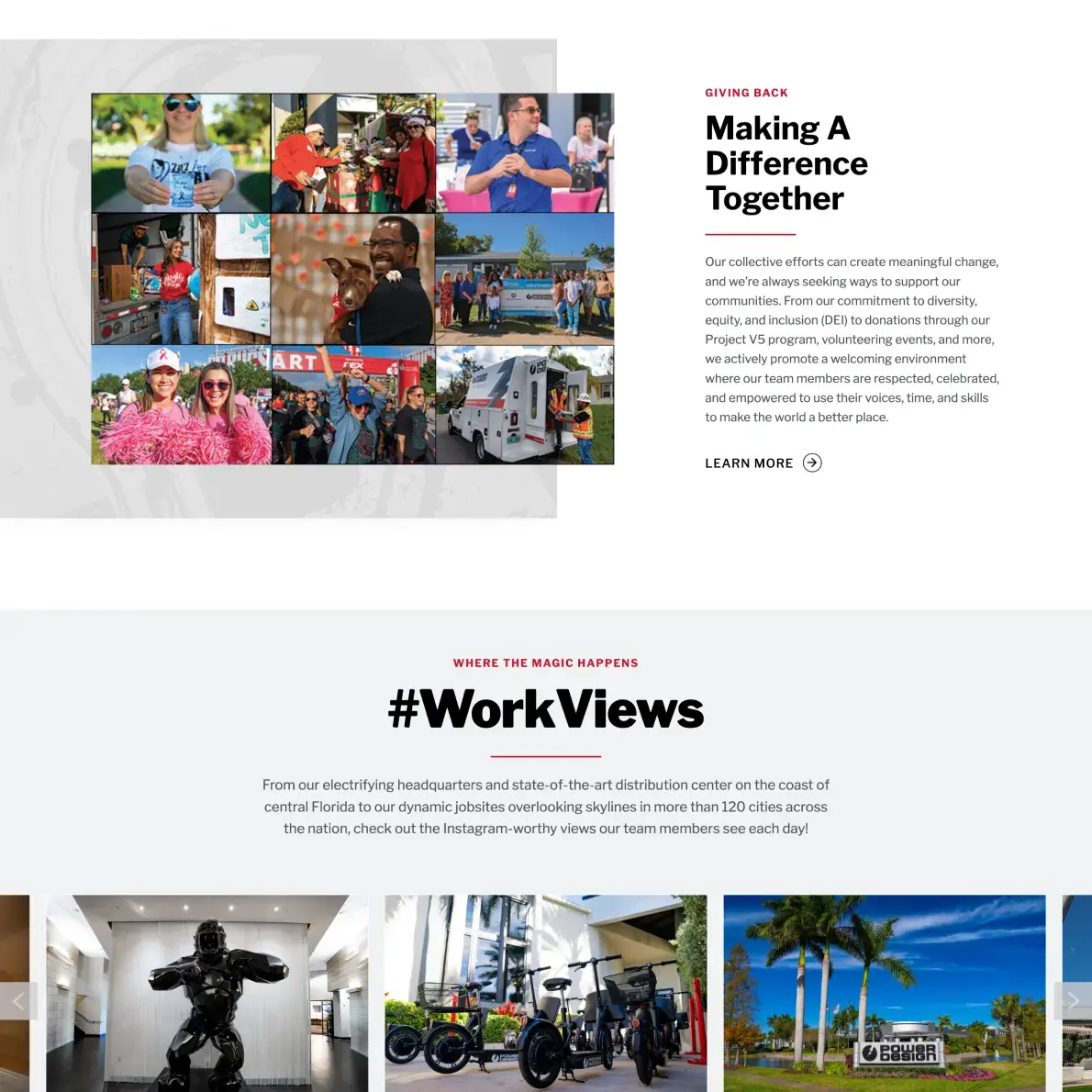 New Breed Website Examples | Power Design Example Image 2