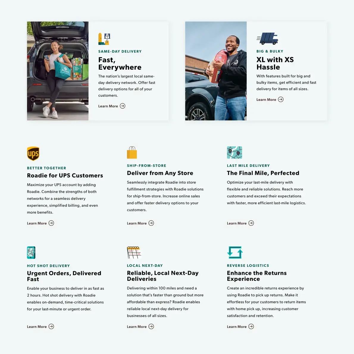 New Breed Website Examples | Roadie Example Image 2