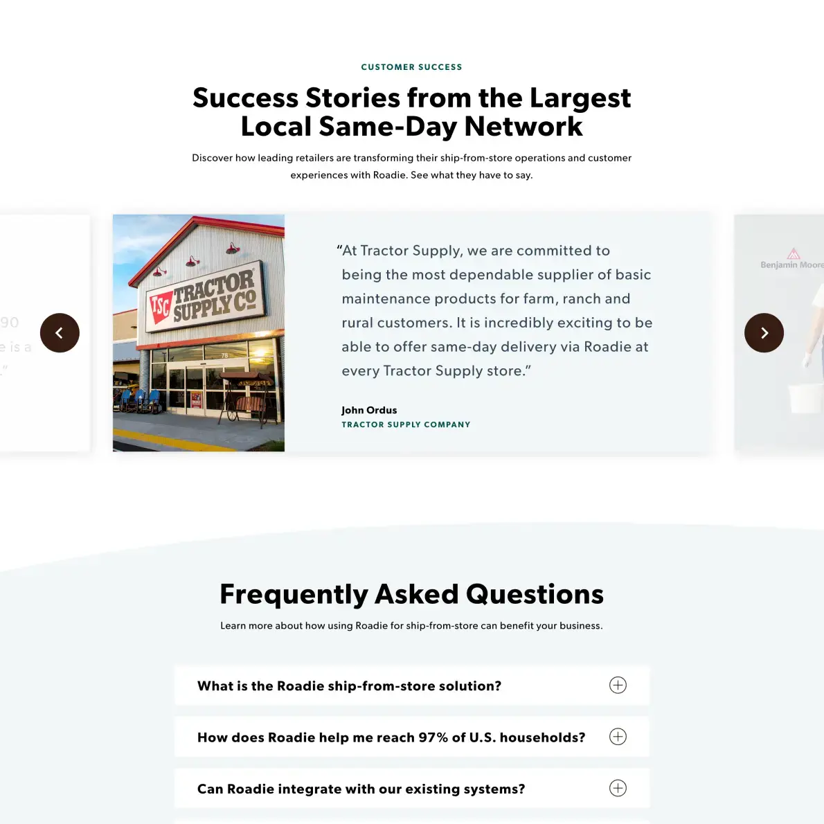 New Breed Website Examples | Roadie Example Image 3