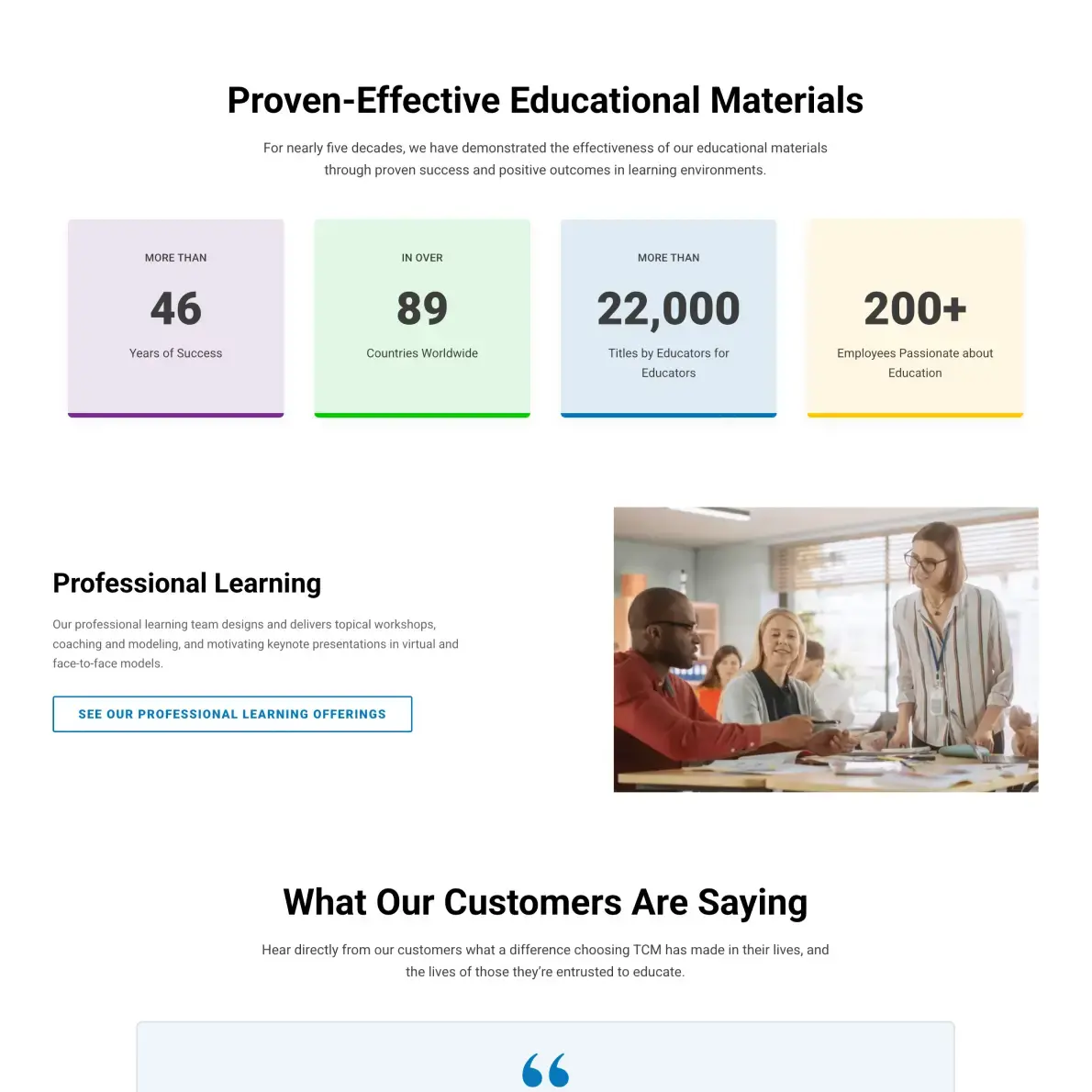 New Breed Website Examples | TCM Example Image 3