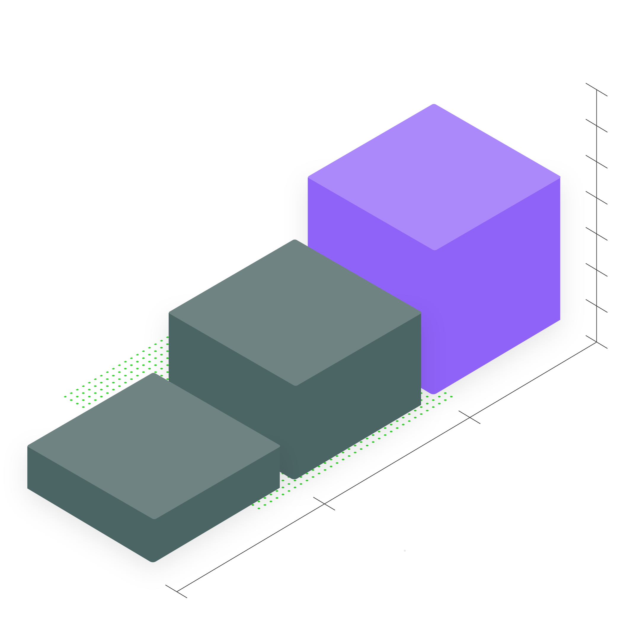 Graph of improving sales results