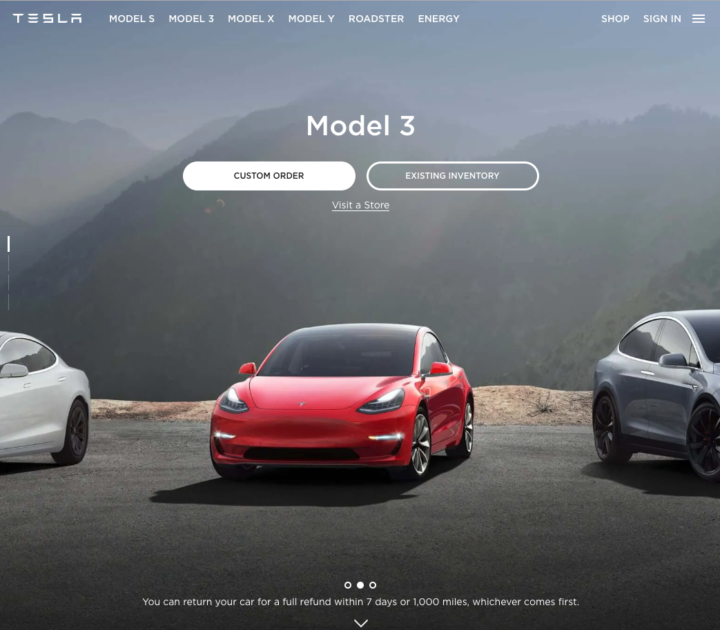 Tesla's_website_example