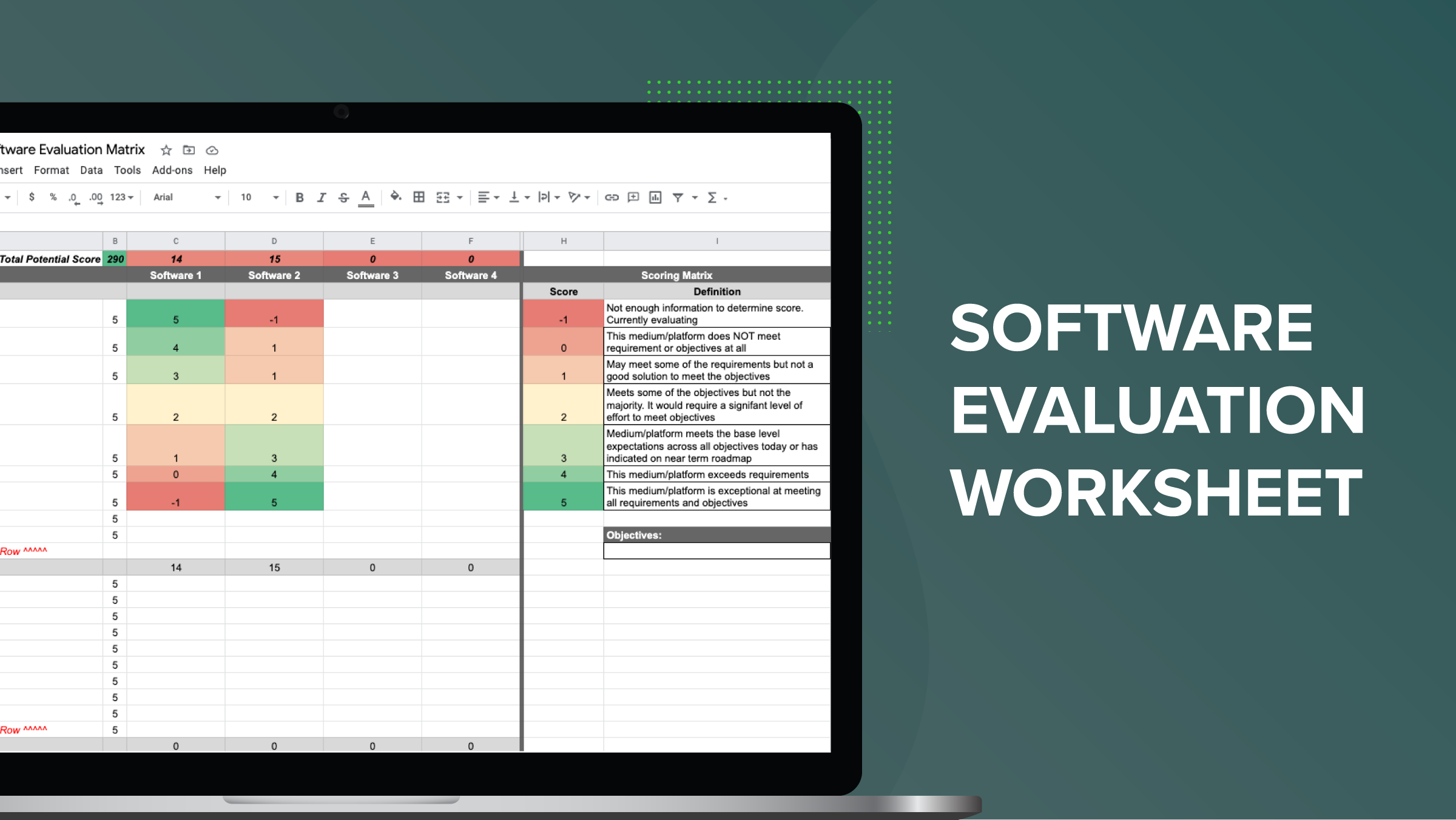 Download Your Software Evaluation Worksheet