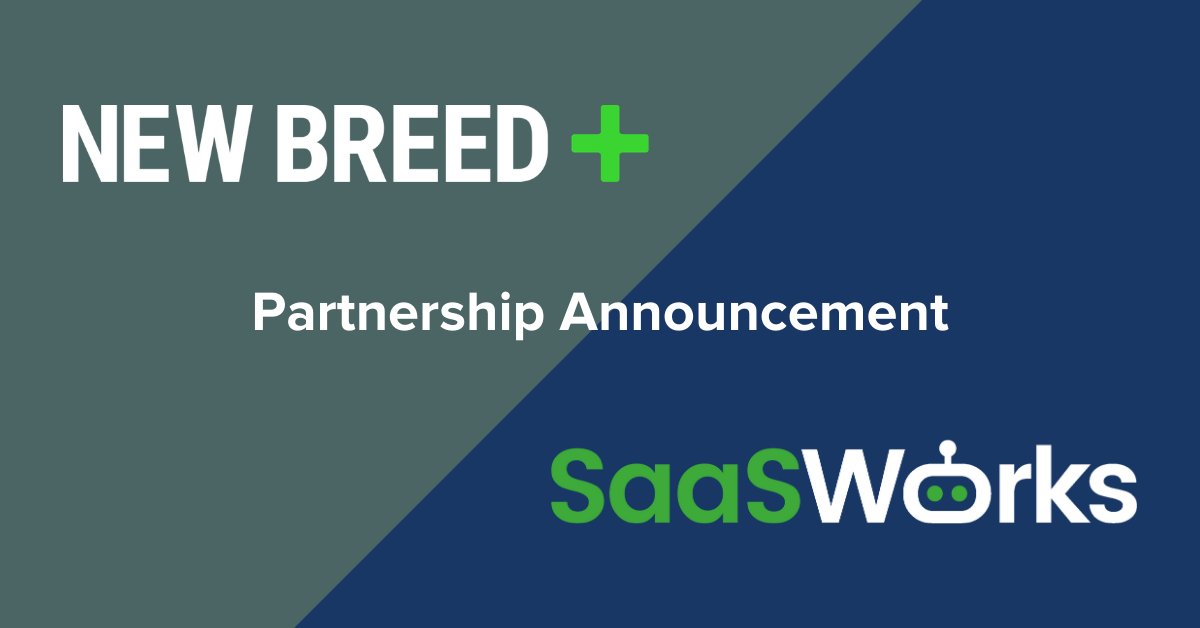 New Breed Announces Partnership with SaaSWorks